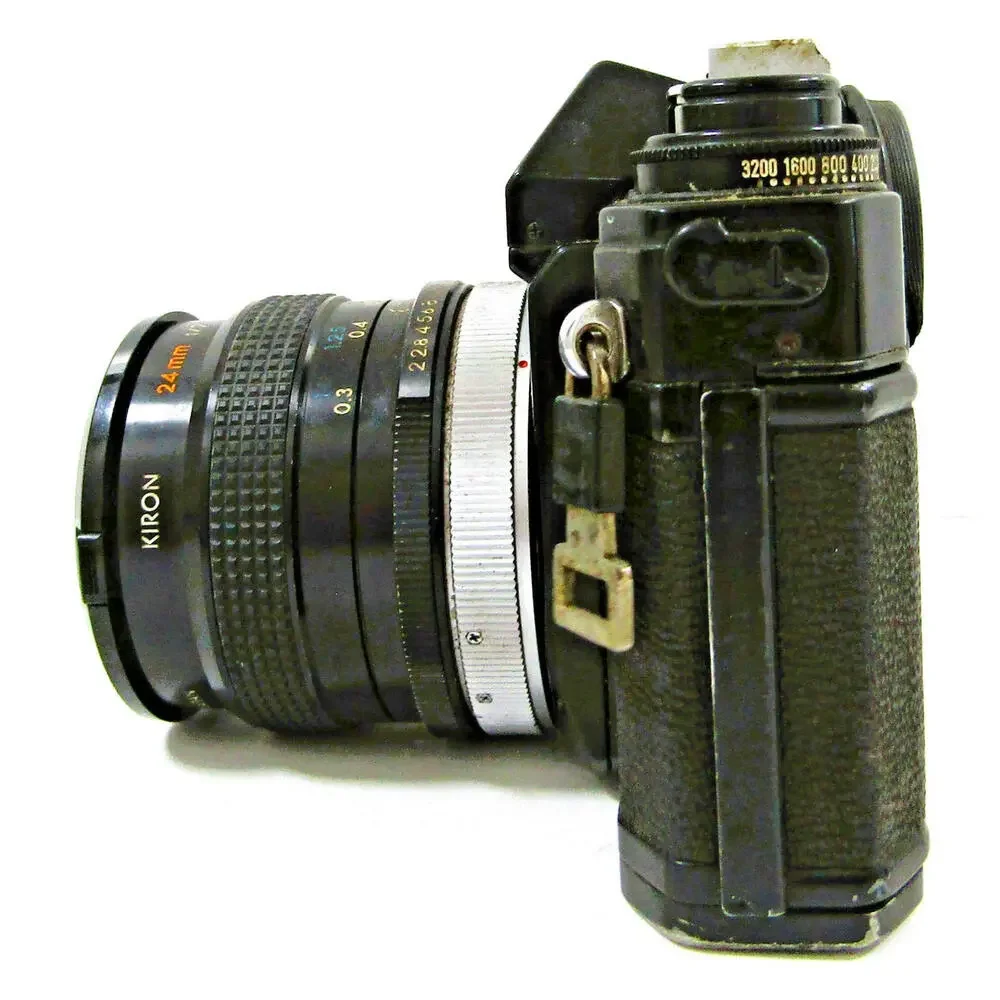 Canon EF 35mm Film Single-Lens Reflex SLR Camera with Kiron Precision 24mm Lens